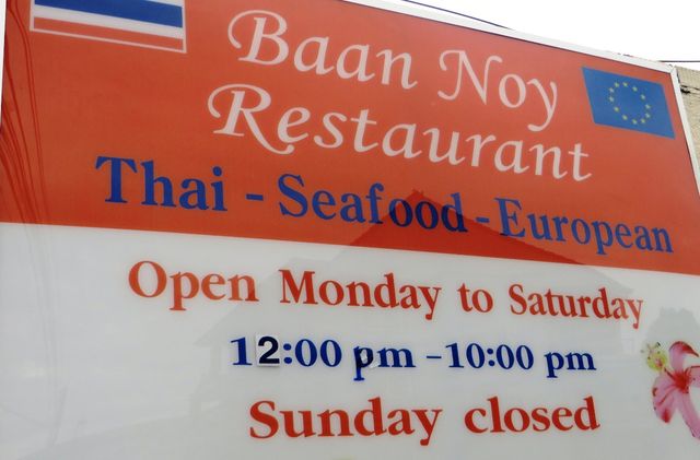 Opening hours 12:00 PM  - 10:00 PM for Lunch and Dinner, Sunday closed